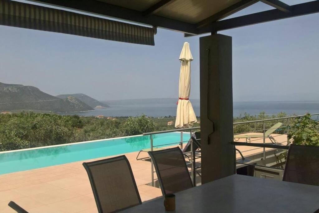 Panoramic View Summerhouse Loukissia Exterior photo